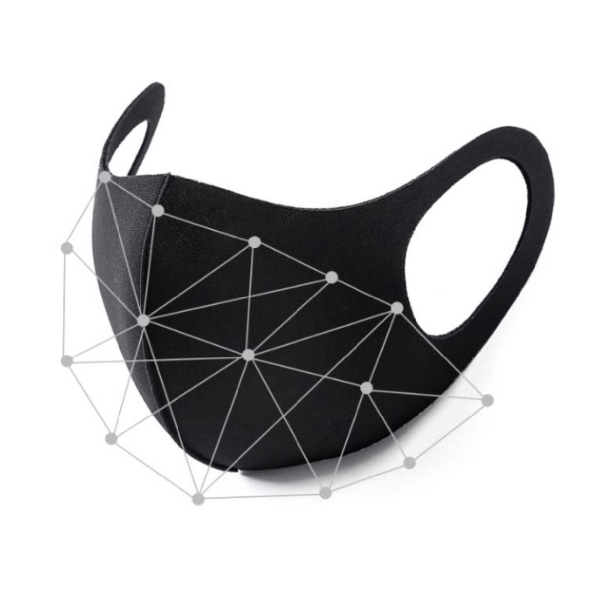 3D fashionable mask A washable and reusable face mask made with Creora® spandex fabric is soft, light, and has UV protection function. Higher Air Permeability makes it Easy to Breathe. The 3D shape offers a comfortable fit for all face shape.